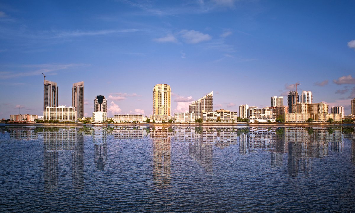 Miami Beach sky line